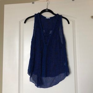 Navy and Blue tank top